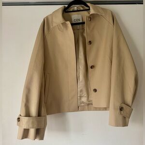 COS Cropped Trench Coat